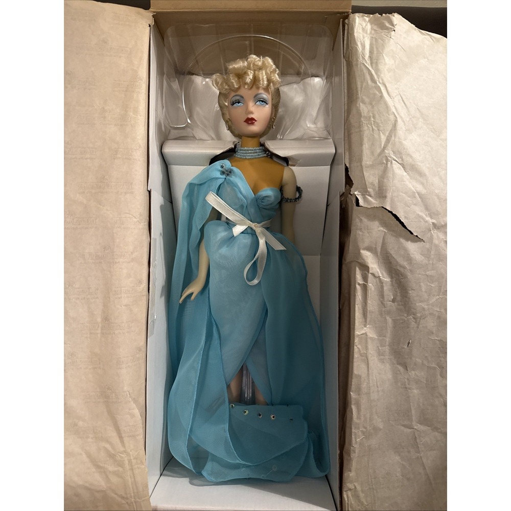 Gene Marshall Fashion Doll 16in Blue Goddess New Ashton Drake Mel Odom 1996